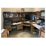 94" X 75" 3 SECTION WITH CORNER DESK