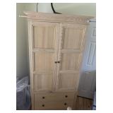 DREXEL STUDIO ARMOIRE W/ PULL OUT CLOTHING BAR