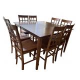DINING TABLE W/ PULL OUT CENTER LEAF - 54" X 36"