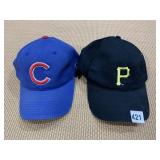 CUBS AND PIRATES BASEBALL HATS