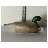 HAND CARVED DUCK 11.5" L