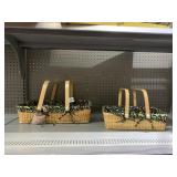 CLAIRE MURRAY BASKETS W/ HANDLES AND LINER