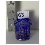 WESTMORELAND TOOTHPICK HOLDER - DOG IN OUTHOUSE