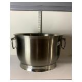 NSF APPROVED STAINLESS DOUBLE HANDLE BUCKET 10.5"