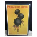 FRAMED PRINT REVEL "PARAPLUIE", TEXTURED, 38X25.5