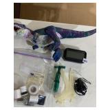 DINOSAUR, BOTTLE OPENER, TREAD, CLOCK ETC.