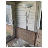 FLOOR LAMP 71" H 2 MULTI HEAD LAMP, 1 ADJUSTABLE