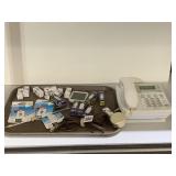 HALOGEN LIGHT BULBS, ANALOG PHONE, EXTENSION CORD