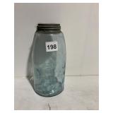 ATLAS MASON JAR VINTAGE BLUE COLOR