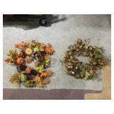 2 AUTUMN WREATHS