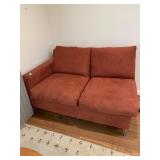SOFA BED RUST COLOR, 29.5" H X 53" W X 35" D