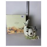 LENOX GHOST W/ PUMPKIN W/ VOTIVE CANDLE HOLDER IN