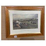 FRAMED PRINTS BURLED WOOD FRAME