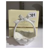 LENOX BOW BASKET, 4.25", NIB