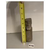 6" VOLCANIC ROCK EASTER ISLAND FACE