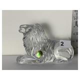 WATERFORD LION 7" LONG X 4.25" H