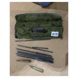 MILITARY GUN CLEANING POUCH 2 BULLETS