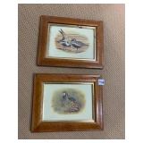 FRAMED PRINTS BURLED WOOD FRAMES