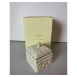LENOX CARVED IVY-COVERED BOX 3.5", NIB
