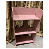 PAINTED WOOD BOOKCASE