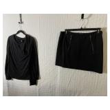 WILL SMITH SZ. 10 SKIRT, LARGE BLACK TOP