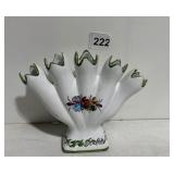 BUD VASE 5 FINGER, PORTUGAL, 6" H