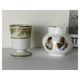 ANSLEY ENGLAND AND NIPPON W/ GOLD ENAMELED