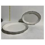 PLATTERS BUFFALO CHINA USA 12.5" X 9.5"