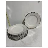 PLATES BUFFALO CHINA USA TOTAL 7, 9.5"