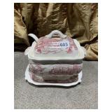 UNMARKED PORCELAIN SOUP TUREEN