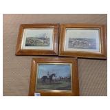 FRAMED PRINTS BURLED WOOD FRAMES