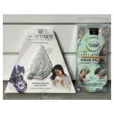 NEW ANTISTRESS SINUS PILLOW MASK AND NEW WARMIES