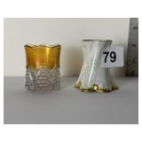 HAND PAINTED E. SEIBERT IRIDESCENT TOOTHPICK