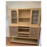 WINE BAR 72" H X 59.75" W X 17.5" D, 2 PIECES FOR