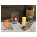 NEW CANDLE HURRICANE AND BEADED GARLANDS