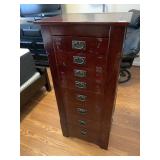 JEWELRY CHEST NO MIRROR, 41.5"H X 19.25" W X