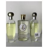 2 BOTTLES ESTEE LAUDER PLEASURES, CLEANSING OIL 8