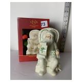 LENOX SANTA NAUGHTY OR NICE IN OB 6" H