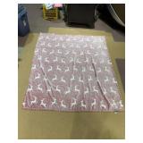 FLEECE BERKSHIRE BLANKET, REINDEER