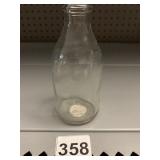 MADE IN USA PINT GLASS MILK BOTTLE