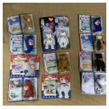 MCDONALDS TEENY BEANIES ON CARDS