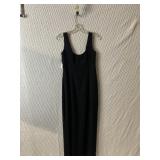FULL LENGTH 60S 50S BLACK EVENING GOWN DONALD