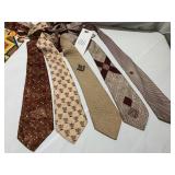 FIVE VINTAGE HABAND MENï¿½S NECKTIES