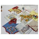 GROUP OF VINTAGE SOUVENIR HANDKERCHIEFS FLORIDA