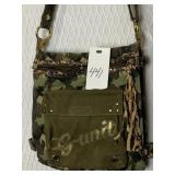 G-UNIT COTTON CAMO BAG WITH SHOULDER STRAP