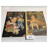 1942 BEDTIME STORY BOOK AND MOTHER GOOSE PAINT