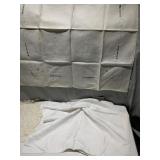 LINEN BED COVER 59" X 80" AND GAME TABLE COVER