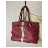 COACH PINK DUFFEL TOTE J0973-F14475 WITH