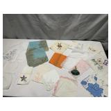 VINTAGE HANKIES INCL. EASTERN STAR, MEXICO W/