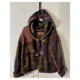 WOOL DAVID BENJAMINE URUGUAY WITH HOOD WOOD